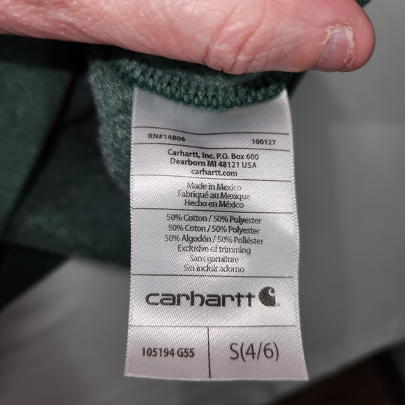 ⭐️Women’s Carhartt Hoodie – Size Small | Cozy Green - Picture 9 of 9